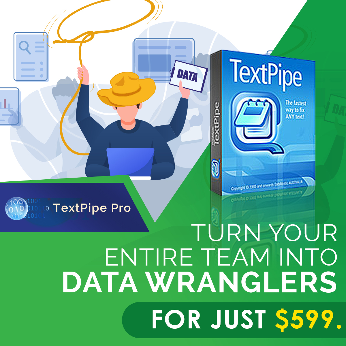 datamystic's tweet photo. New! TextPipe Pro 11.8 is a market leading self-service #data #preparation #solution for #dataextraction. Connect to #multiple #datasources including #structured and #unstructured #data, #cloud-based data, and big data. Affordable alternative to @Altair_Inc
 #Monarch, @matillion https://t.co/kdLlCEqiPL