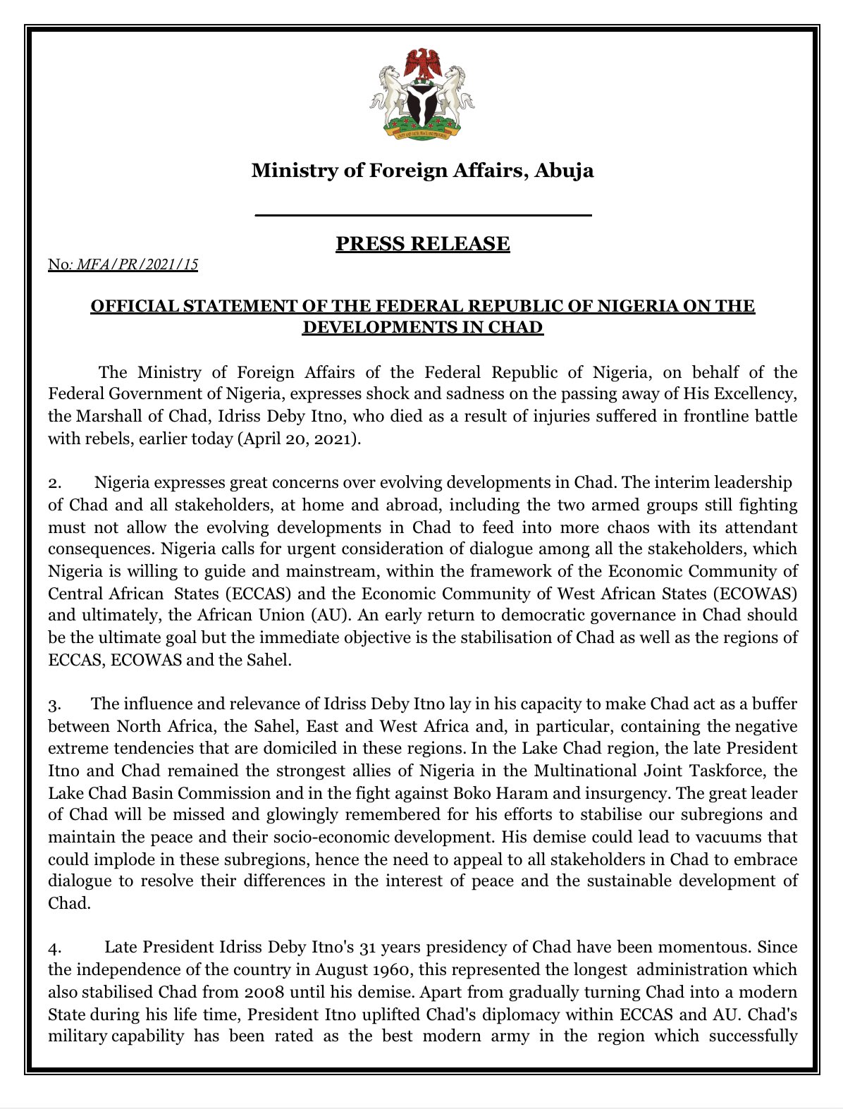 ministry-of-foreign-affairs-nigeria-on-twitter-official-statement