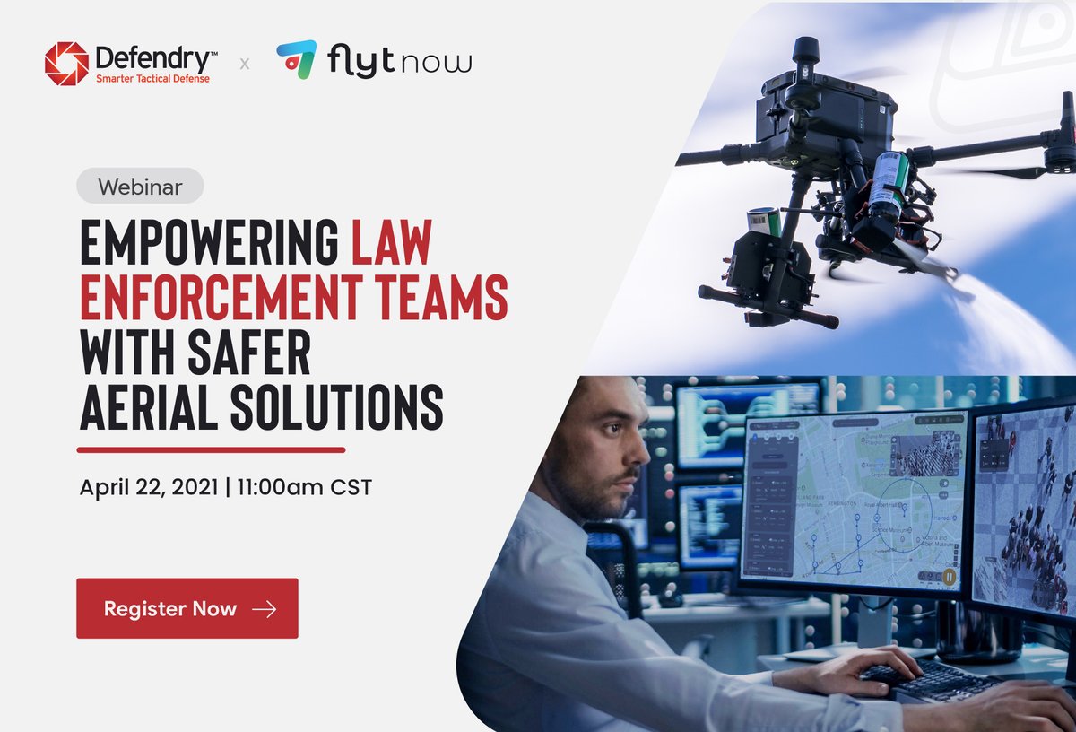 Join us for a free joint-webinar with FlytBase this Thursday to check out how law enforcement solutions just got safer for both officers and civilians.

Learn more and register at: flytnow.com/webinars/flytn…