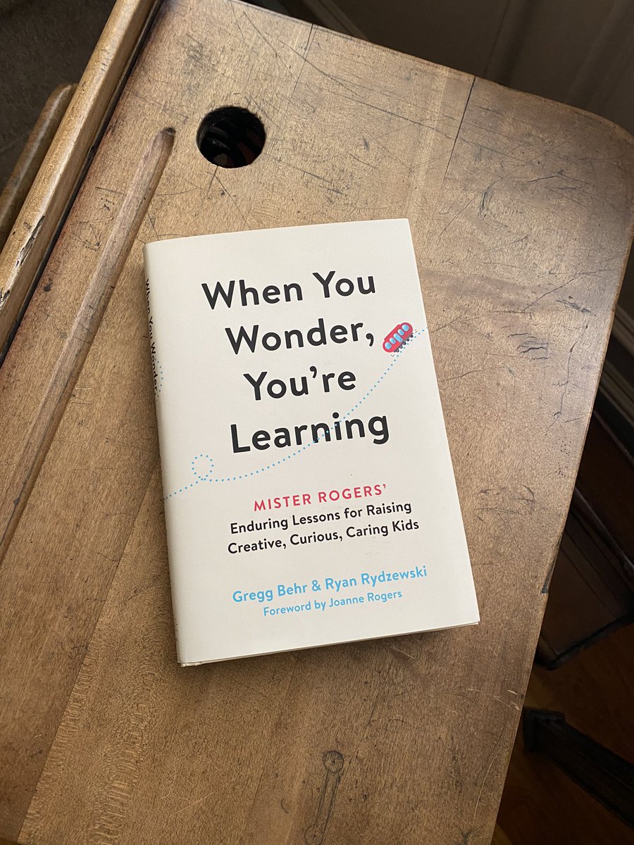 Just received my copy of @When_You_Wonder by @greggbehr and @RyanRydzewski!  Can’t wait to open it and learn from the inspiration of Fred Rogers!  Thank you, Greg and Ryan for helping to shape the lines of the children we are called to serve! 👏 #WhenYouWonder