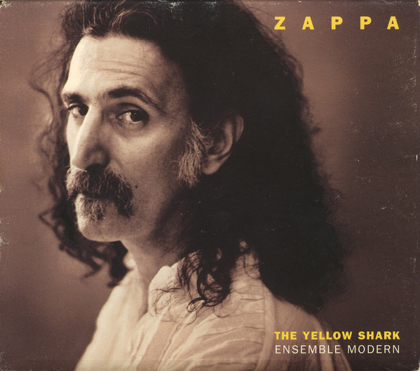 So many great Frank Zappa portraits; this is one of my all-time favourites, by Richard Avedon.The Yellow Shark, with the Ensemble Modern, 1993. This was Zappa's last album; it was released a month before his death. 