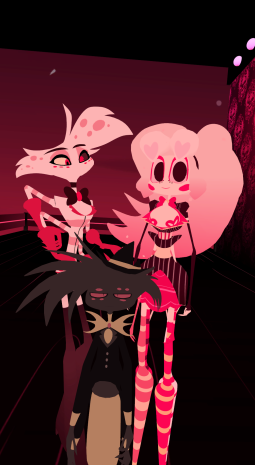 JayTheWendigo's tweet photo. they be finally together the spider siblings!!!🕷️❤️
#HazbinHotel #Arackniss #AngelDust #Molly #SpiderSiblings https://t.co/WLloZ9Riuo