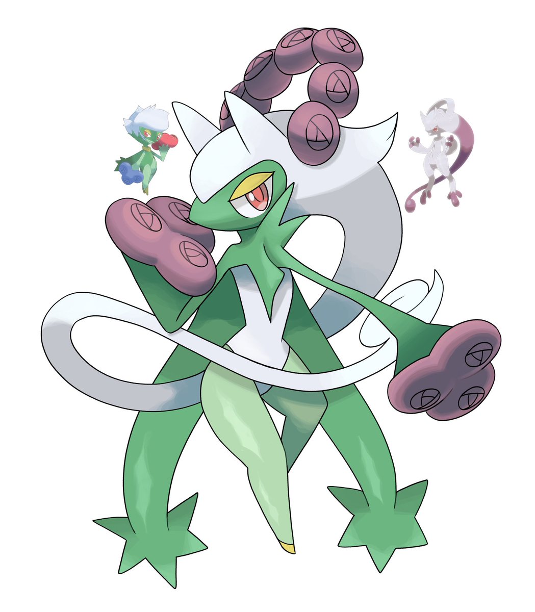 Roserade/Mewtwo fusion! 