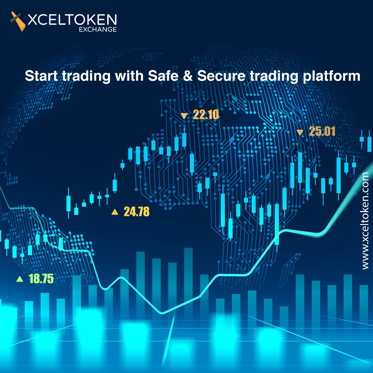 XcelPayVentures's tweet photo. The Easiest way to Buy and Sell Digital Currency is to create account at XcelToken Exchange.

#Bitcoin #DigitalAsset #Token #BuyCrypto #SellCrypto #BitcoinBot #TradingBot #TradeCrypto #LiveBitcoin #Cryptocurrency #TradingCryptocurrency https://t.co/nbicnTJOO4