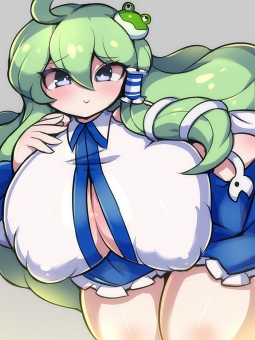 早苗さん!! #東風谷早苗 