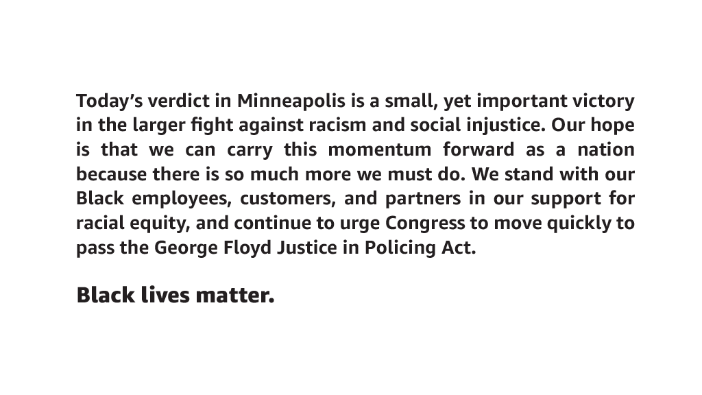 Black lives matter. amzn.to/3sCQZy4