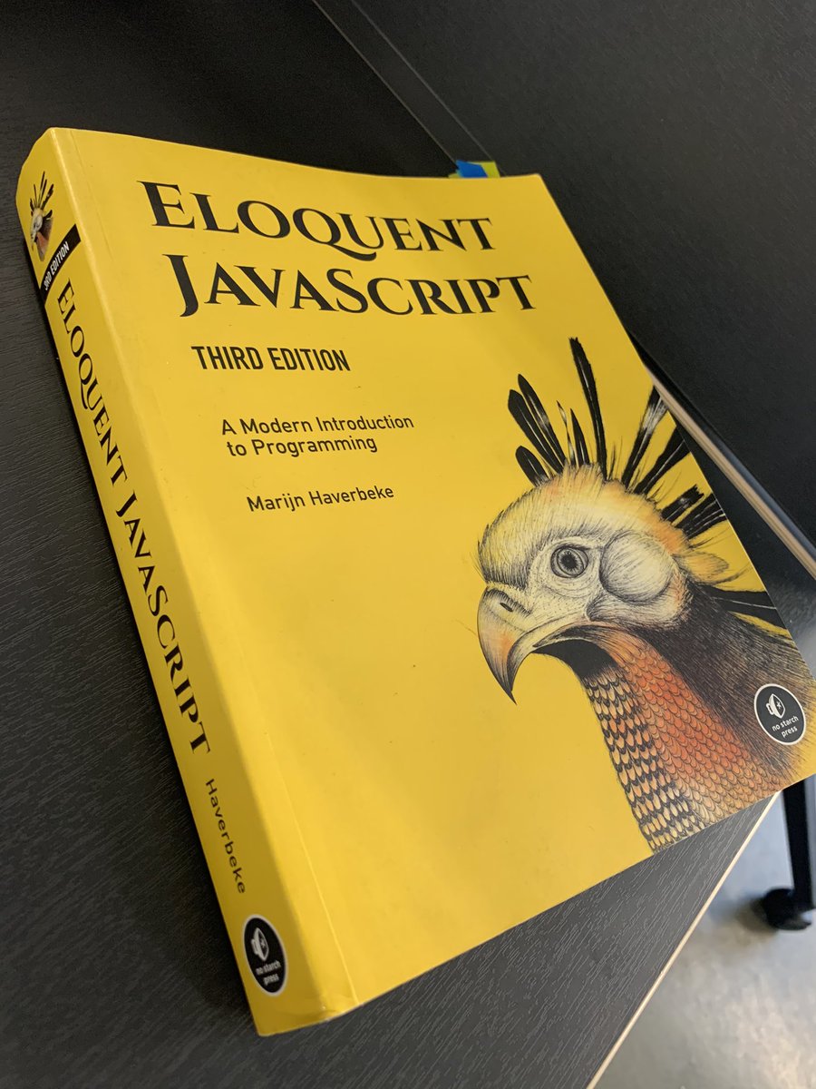 allabout_ice's tweet image. Challenge - to read at least 10 pages per day ))) hope to finish it in 2 or at most 3 months 
#100DaysOfCode #eloquentjavascript #CodeNewbie #javascript #FrontEnd #womenintech #codinggirl #challenge