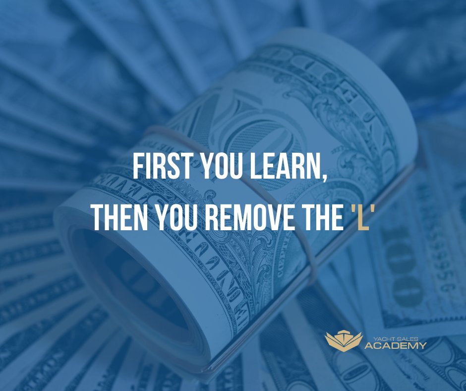 📍❤️ I really like this saying #tuesdaymotivations #entrepreneur #yachtsalesacademy