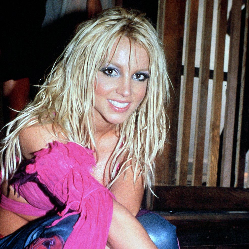 Britney Spears on the set for Im A Slave 4 U (2001)