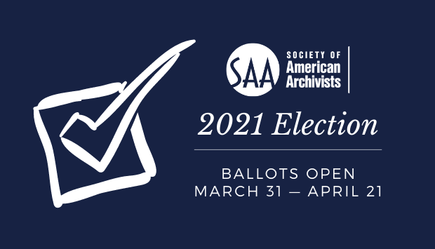 archivists_org's tweet photo. Tomorrow is the last day for SAA members to vote in the 2021 election! 17 candidates are running for the offices of Vice President/President-Elect, Treasurer, Council, and Nominating Committee. Read about each candidate and cast your vote now: https://t.co/t1RqU4l099 https://t.co/qNrkNw5kSF