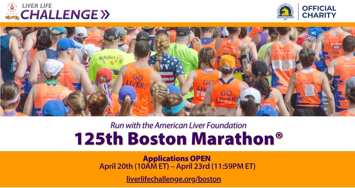Today we're thrilled to announce that ALF is once again a part of the Boston Marathon® Official Charity Program and we want YOU to be a part of our team! Applications open TODAY &amp; close at 11:59PM ET on Fri, 4/23. Fill out your application today! bit.ly/LLCBOSTON21 #goliver