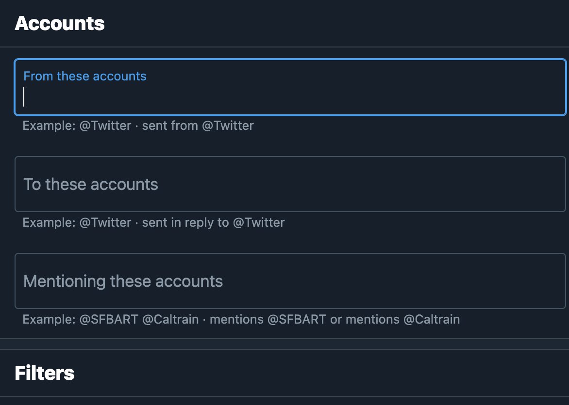 STEP 3: Twitter Advanced SearchHere's what I do: 1) Google Twitter advanced search and then go to "from these accounts". 2) Type in one of your favorite people to follow 2) Filter by minimum 500 or 1k likes3) Scroll through their best tweets
