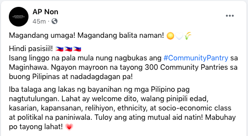 inquirerdotnet's tweet photo. ‘HINDI PASISIIL’

Maginhawa community pantry organizer Ana Patricia Non shared a collage of 300 similar free food stall initiatives set up all over the Philippines a week after her original project opened in Quezon City. | 📷 AP Non/Jean Palma https://t.co/gPMSaKfyKi