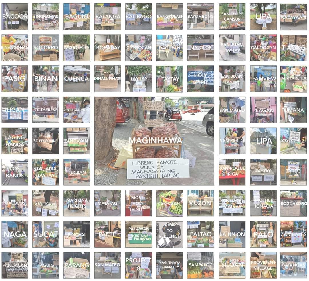 inquirerdotnet's tweet photo. ‘HINDI PASISIIL’

Maginhawa community pantry organizer Ana Patricia Non shared a collage of 300 similar free food stall initiatives set up all over the Philippines a week after her original project opened in Quezon City. | 📷 AP Non/Jean Palma https://t.co/gPMSaKfyKi