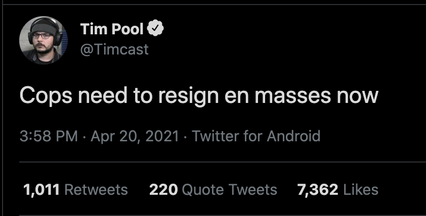 drmistercody's tweet photo. Quick way to defund, let's do it. https://t.co/yti8pM8KvN