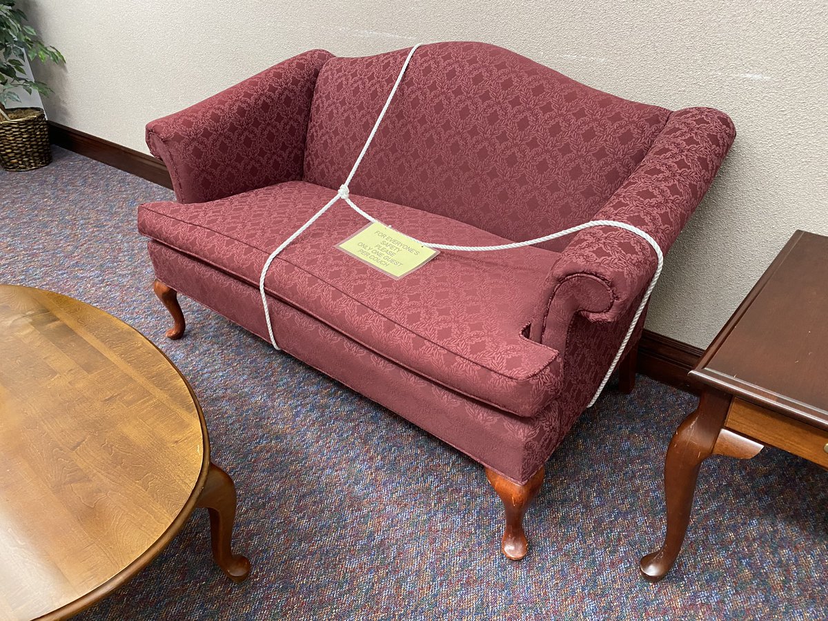 PeteGFacts's tweet photo. “Now that they’ve roped the couches, who’s gonna brand them?” - M.H. https://t.co/U30oQ3MW09