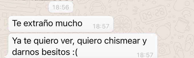 Chismear con tu amorcito es de las mejores cosas jajaja https://t.co/SHeD0voj1Y