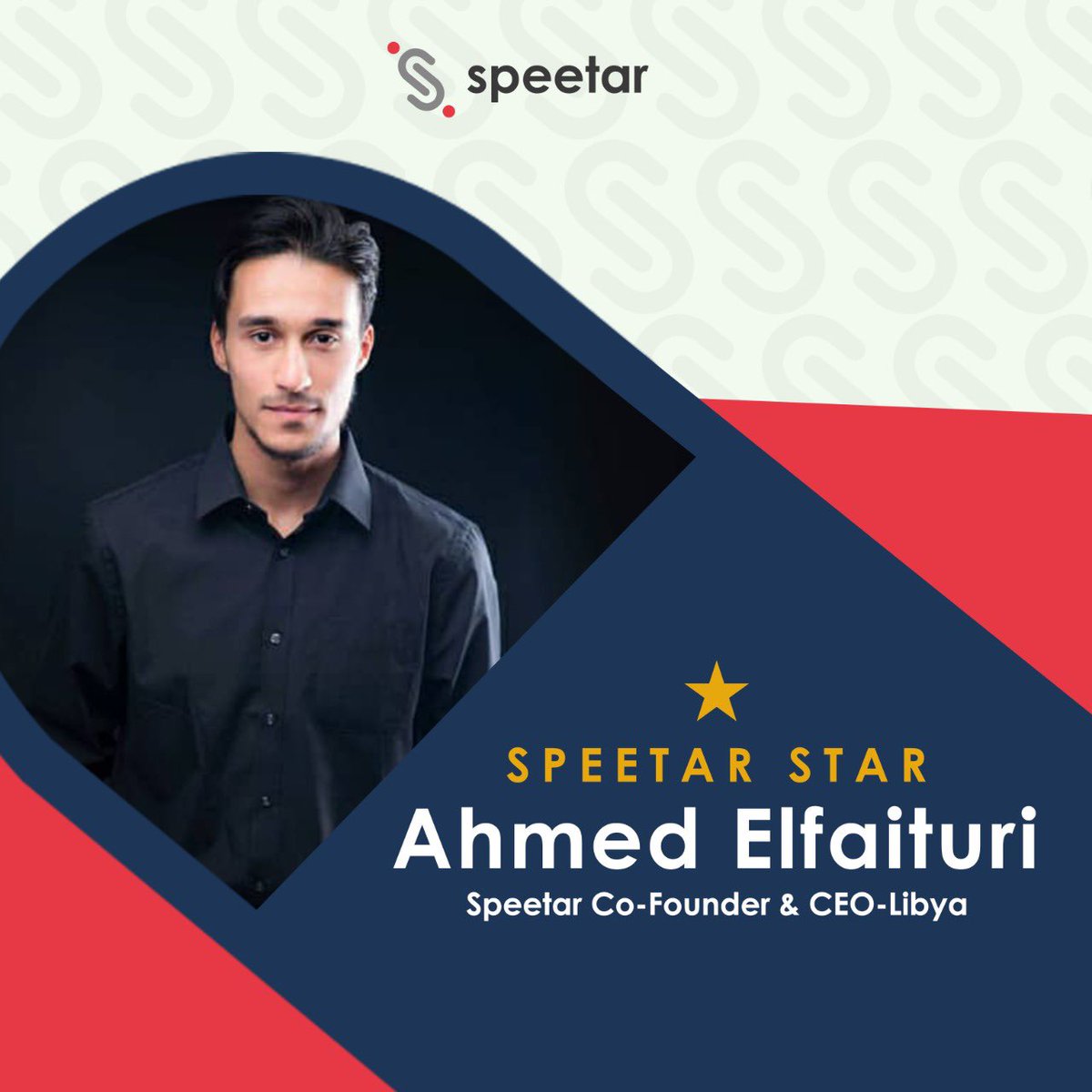 “When you live for a strong purpose, then hard work isn’t an option. It’s a necessity.”

Our #SPEETARStar for this week is our Co-founder &amp; CEO-Libya <a href="/ahmed_elfaitury/">Ahmed Elfaitury</a> ⭐️ MBBCh/MBA. Proud of your hard-work, dedication and talent! 💪🏻😎
