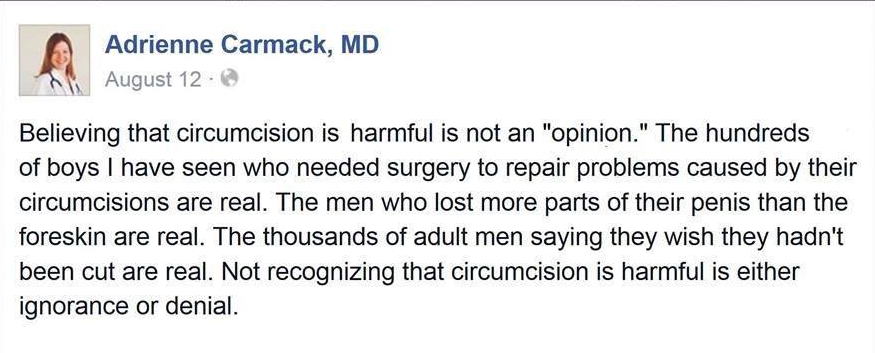 MassBayIntact's tweet image. Circumcision turns a healthy child into a patient. Circumcision is a wound. How do you know? The hospital sends the baby home with instructions for wound care. Send him home healthy, like you would if he was a girl. #MedEd #i2 #GenitalAutonomy #QuestionCircumcision @Brother_K_BSM