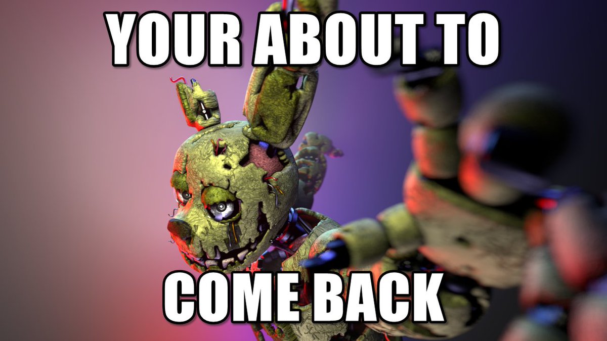 Springtrap's valentine. : r/fivenightsatfreddys, image size:1200x675