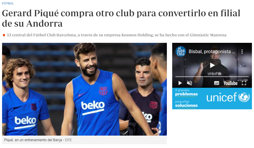 MeritoRMCF's tweet photo. @3gerardpique For sure. Football belongs to the fans. Except Andorra, Gimnástic Manresa and the place of Reus in 2ªB, that they belong to you. How much hypocrisy https://t.co/rDRuOxvAm4