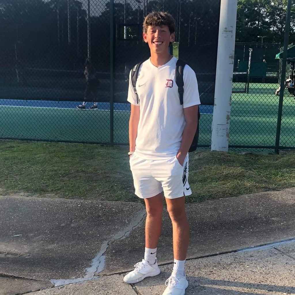Senior Luke Statom is your #1 singles 4/5A State Runner Up in tennis.