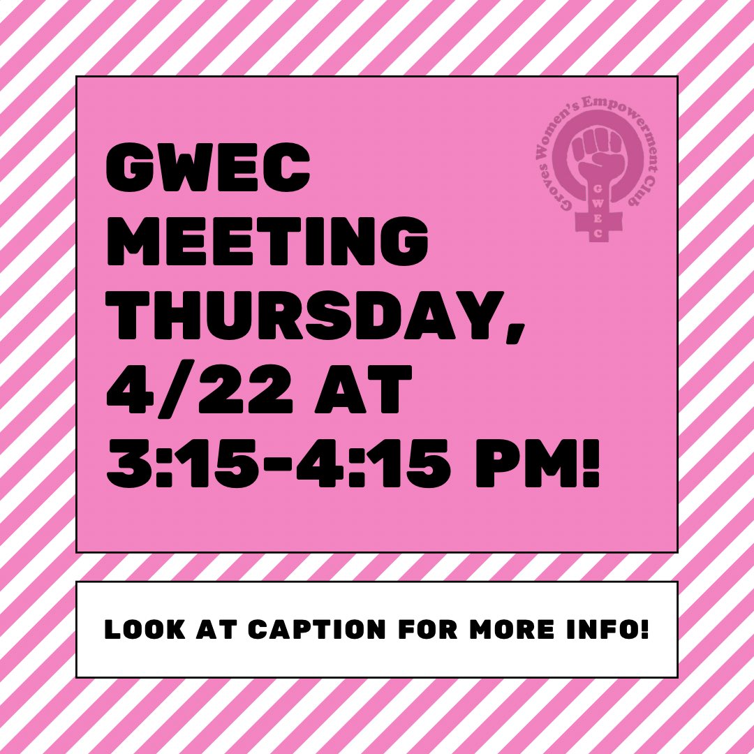We will have an outdoor meeting (weather permitting☀️) this Thursday, April 22nd at 3:15! You can either join on Zoom (DM us for the link) or meet us outside of the Little Theater doors. As always, everyone is welcome and we hope to see you there!