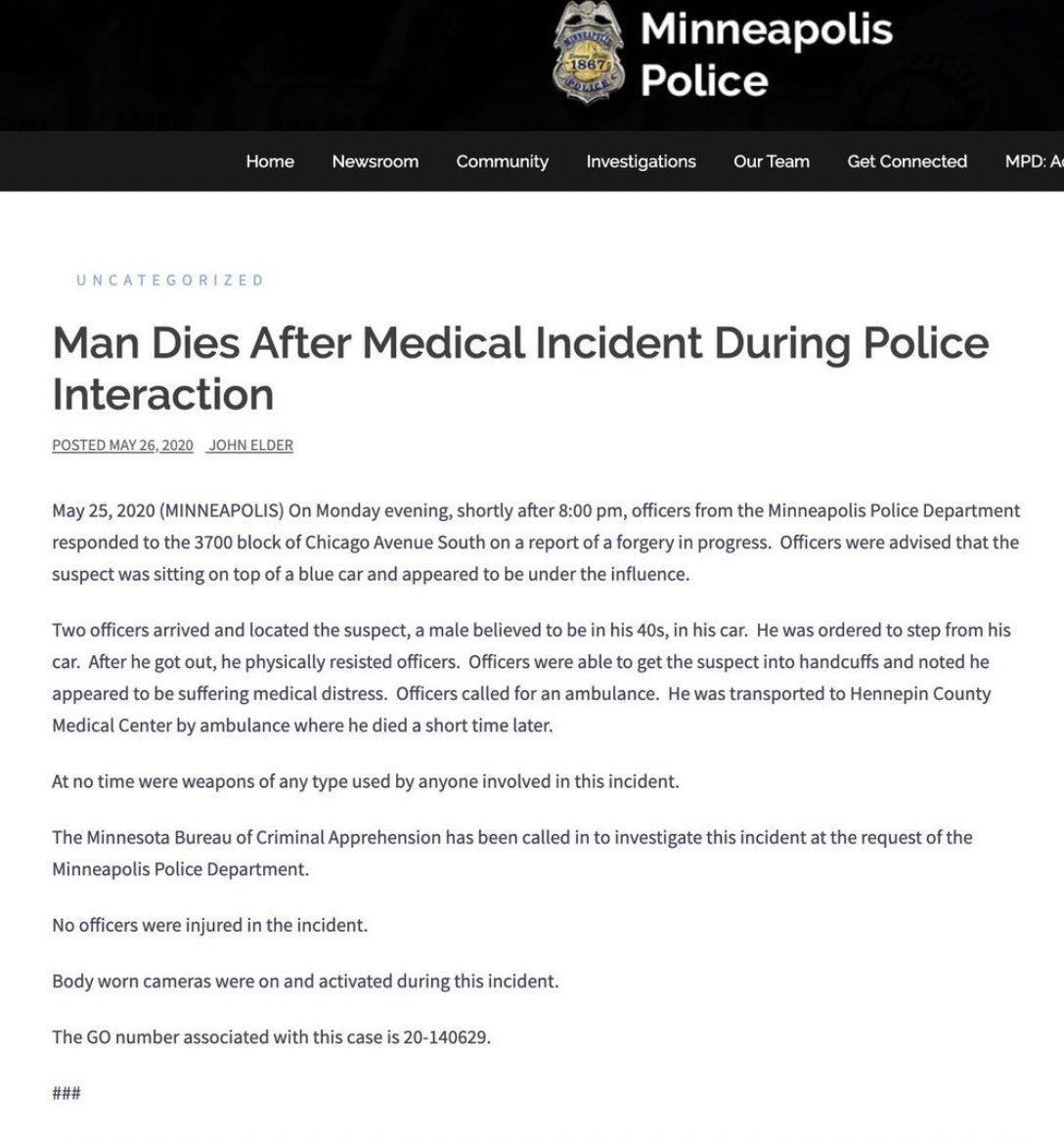 Without Darnella Frazier's video: