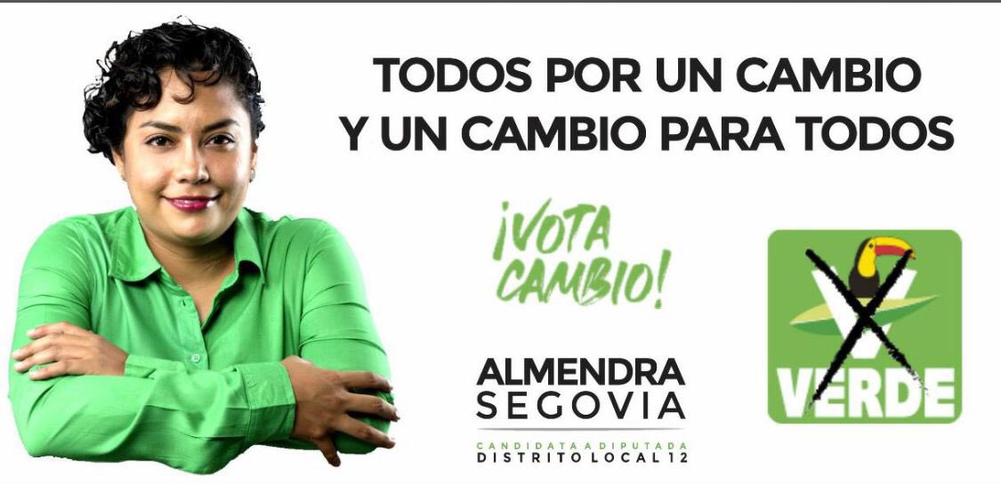 maricelaluna's tweet photo. Almendra Segovia y Mario Berea son los candidatos a la Diputación Local por el distrito XI y XII y también hoy arrancaron campaña por el @partidoverdegto https://t.co/oL40Kg8svd