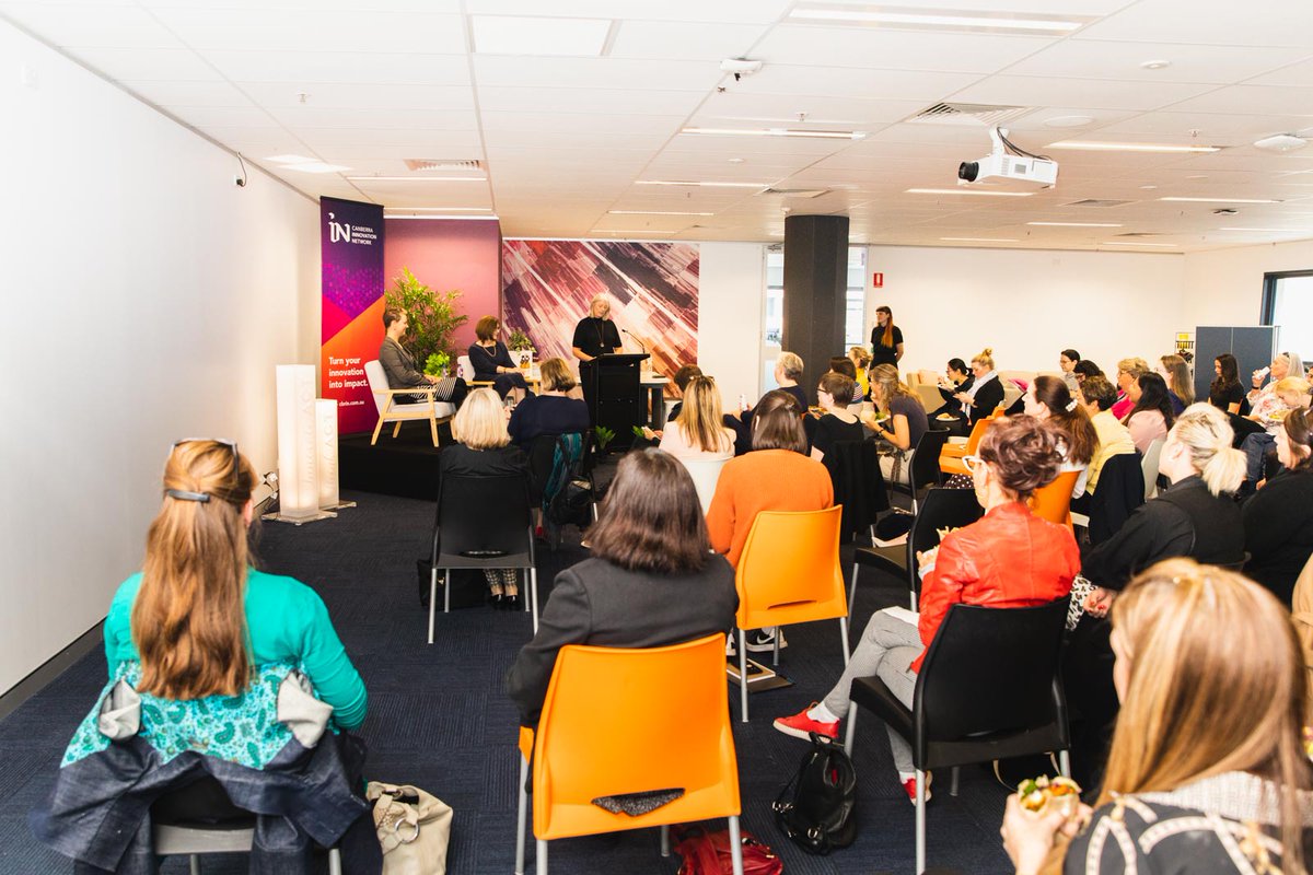 Thanks <a href="/CBR_IN/">Canberra Innovation Network</a> for an inspiring female founder event yesterday, with @KerstinOberprie and Anne-Marie Peret speaking about culture and creating the right change. 
There were over 60 amazing women and founders in the room.
Photo credit: Olia Balabina, Olia Photography