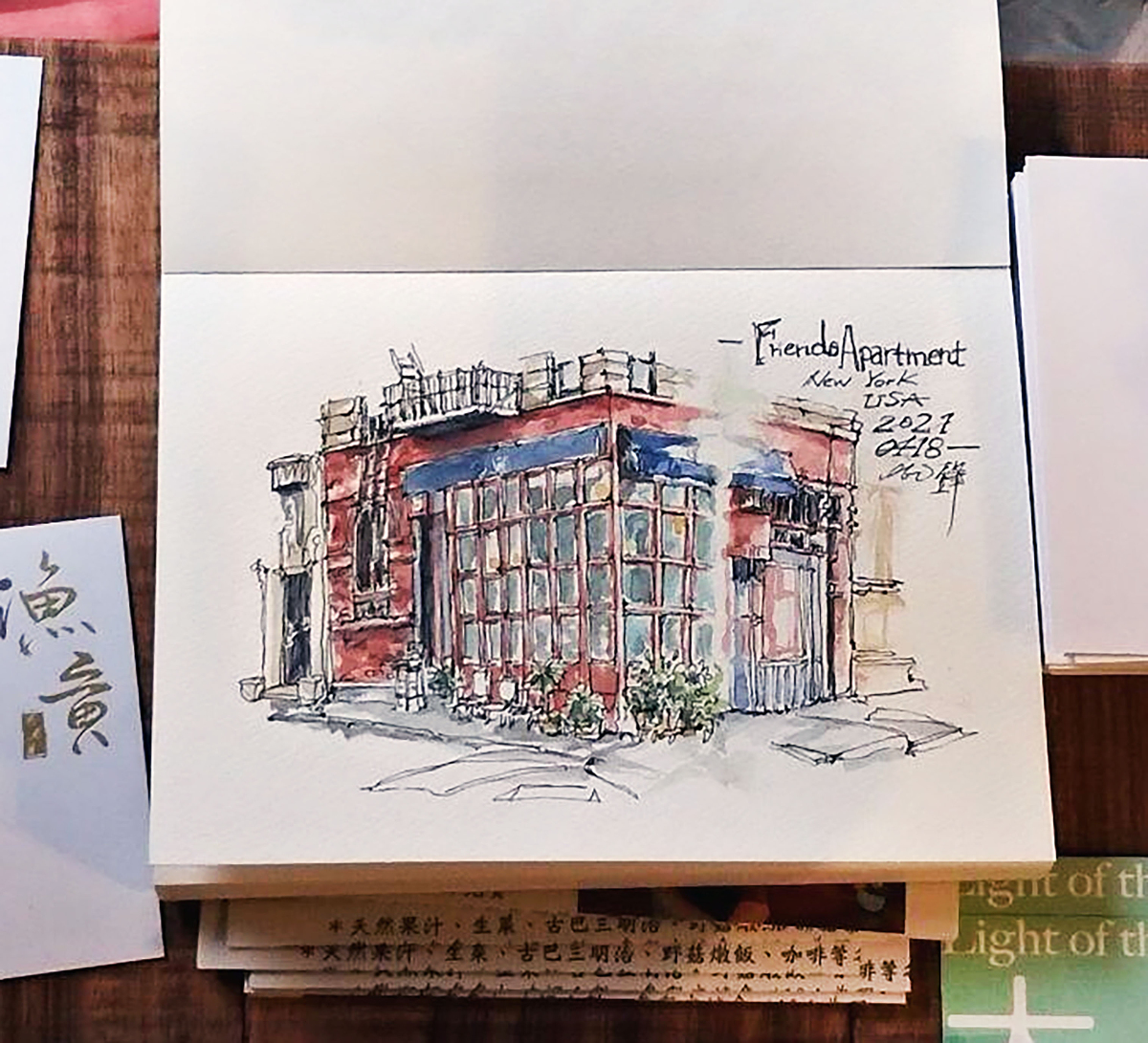 PRACTICE 07 #風景 #sketch #watercolor #水彩 #風景画 pixiv.net/artworks/89292…