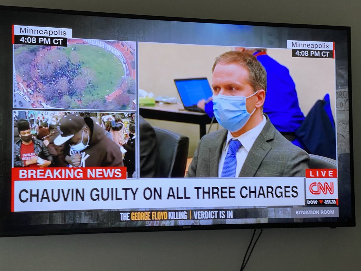 GeorgeOutharry's tweet photo. #DerekChauvinTrial #DerekChauvin #DerekChauvinVerdict #guilty #GuiltyAF https://t.co/sa05Knjoux