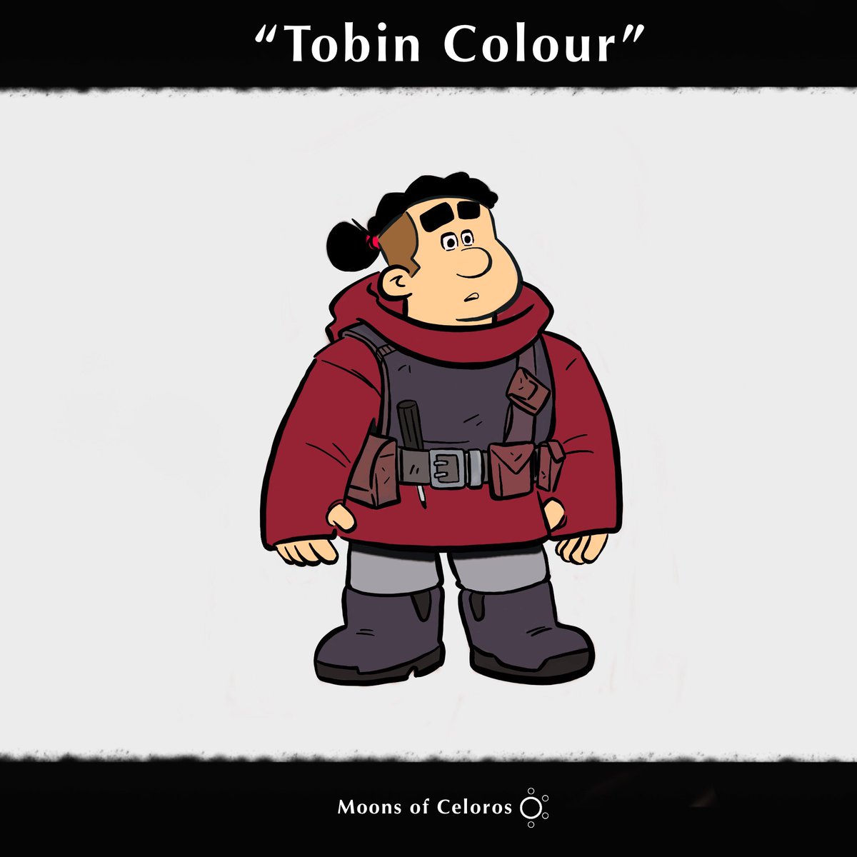 Work in progress colour for Tobin, the main character of our series. A spirited Dwarven engineer who always looks for an inventive solution.

#characterdesign #coloursketch #conceptart #Dwarf #drawing #fantasyart #scifi #shortfilm #animation #2danimation #sketch #wakeform