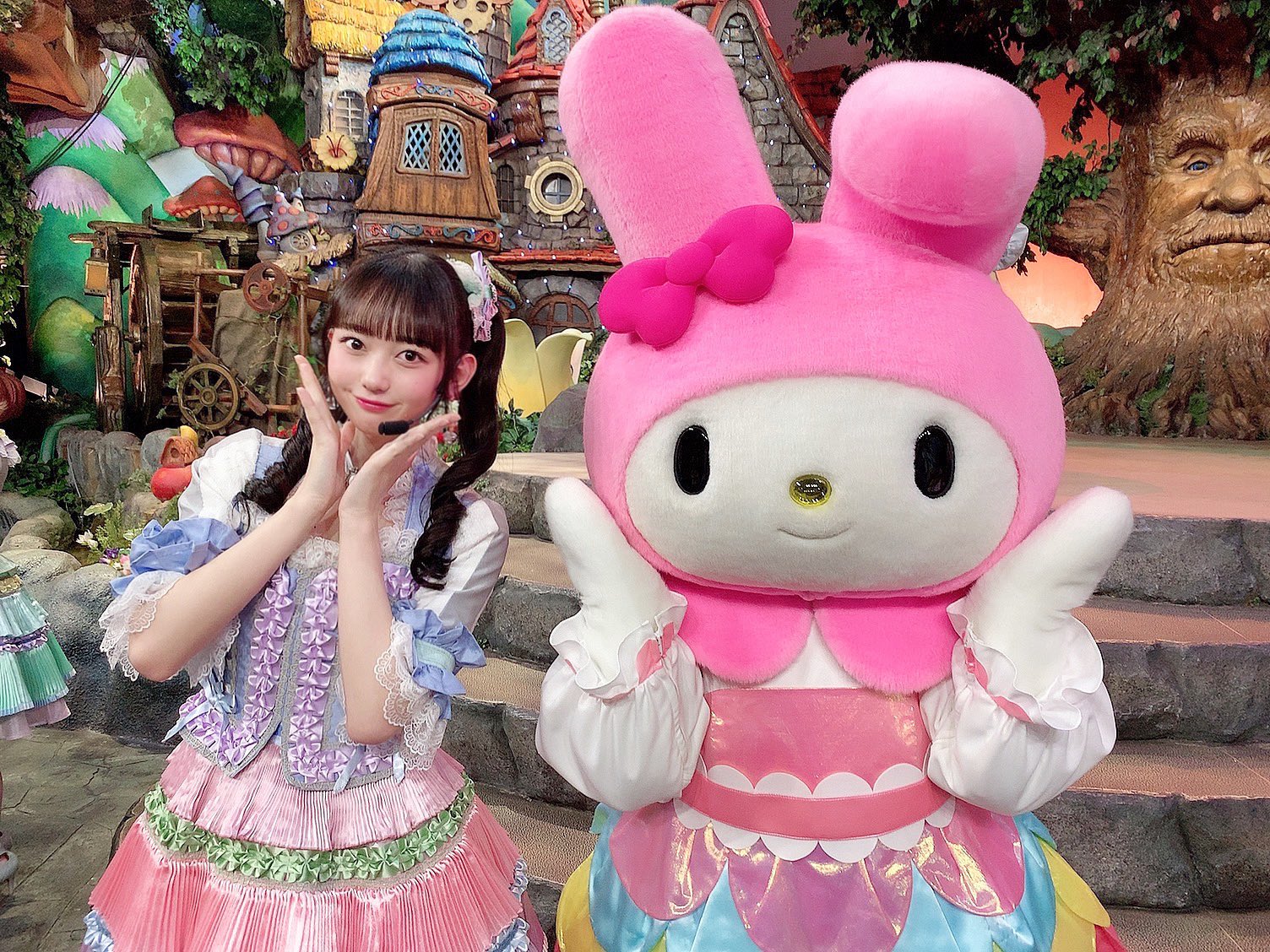 マイメロ　マイメロディ　ピューロランド　サンリオ　ストラップ　1999年 ミラクル♡ライトアクセサリー ぬいぐるみストラップ(マイ