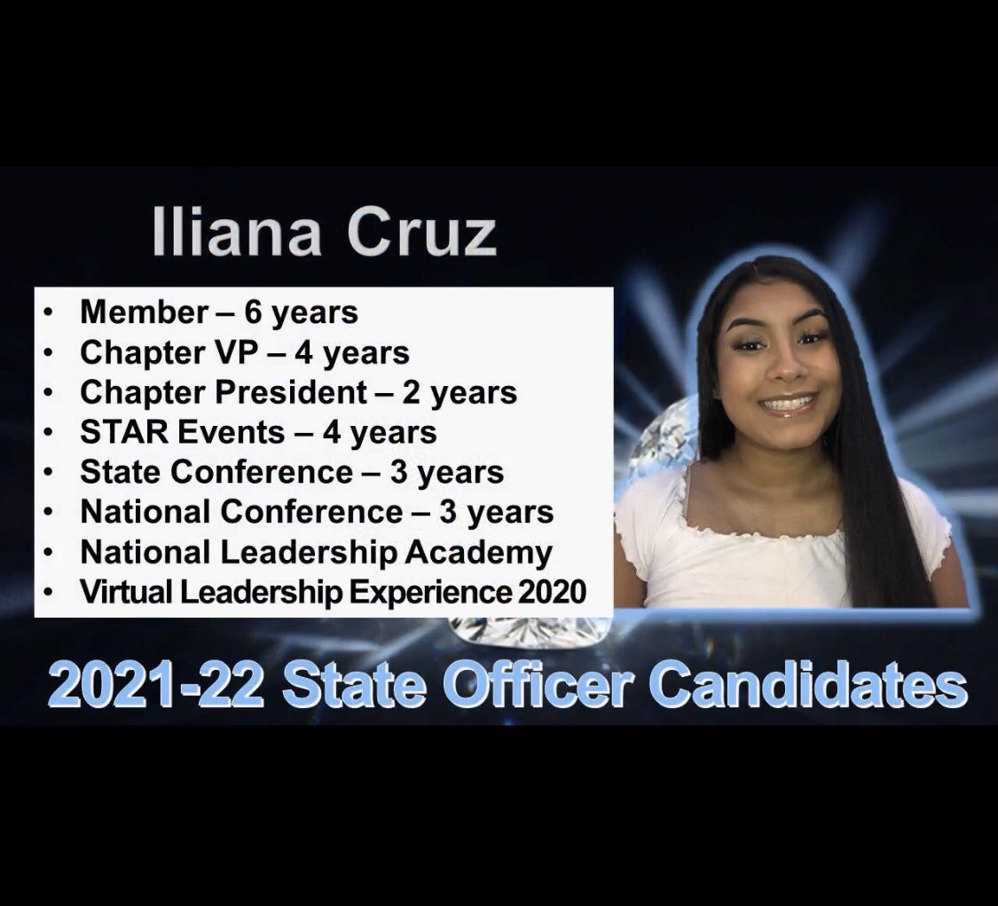 virginiafccla's tweet photo. Our seven 2021-22 #VAFCCLA state officer candidates were officially announced in the Beyond Measure #vSLRC session which was unlocked on our website for registered chapters today - congratulations on running for #FCCLA state office! Our first three #BeyondMeasure candidates are: https://t.co/XH9gKHivSq
