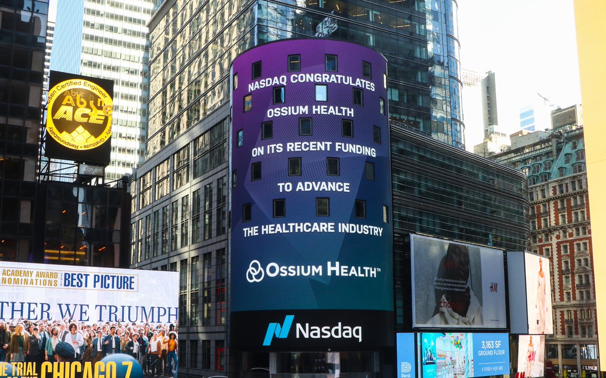 Nasdaq congratulates us on our Series B fundraising from Times Square! 

#Nasdaq #Biotechnology
