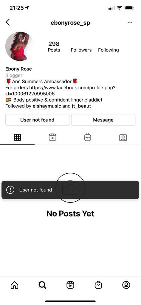 EbonyRoseSP's tweet photo. @instagram Can you reinstate my account as I am unable to fully fulfill my Ambassador role with Ann Summers. Will you reimburse me for lost funds? https://t.co/pRbbVnLPOo