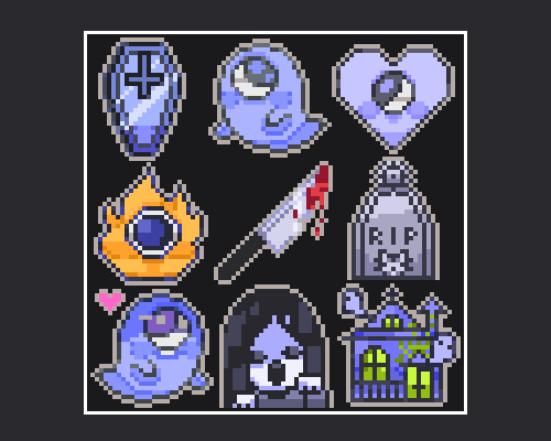 I made pixels for my Twitch!! 