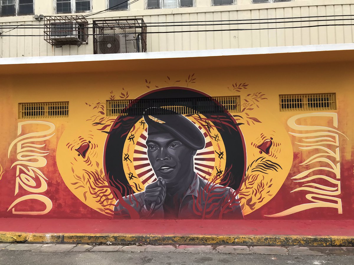 Desmond Dekker & the Aces was one of the first Jamaican acts to chart internationallyCommissioned by the Mayor’s office, the mural is an attempt to reimagine the artwork for the song “Israelites” Artists:Joshua SolasAnna-Lisa Guthrie  @zenBYEa Jason Goss Mark Lane,Downtown