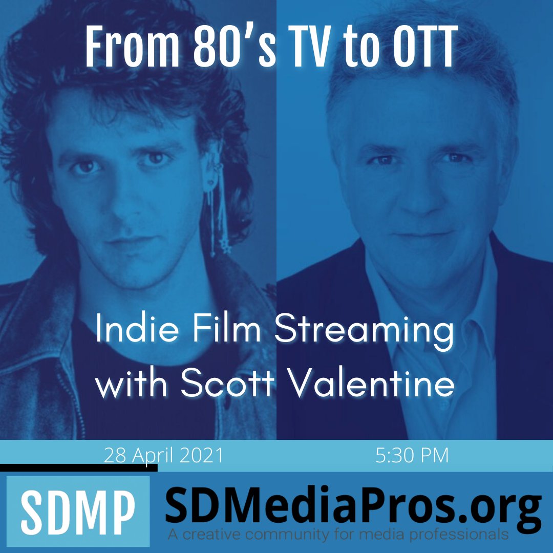 SDMediaPros's tweet photo. Film distribution from someone who knows the business! Hollywood actor and business entrepreneur Scott Valentine is developing an OTT (over-the-top) streaming service to provide a new more accessible platform for independent filmmakers. REGISTER TODAY: https://t.co/ARJLZI2WGA https://t.co/WYuSVQSaNs