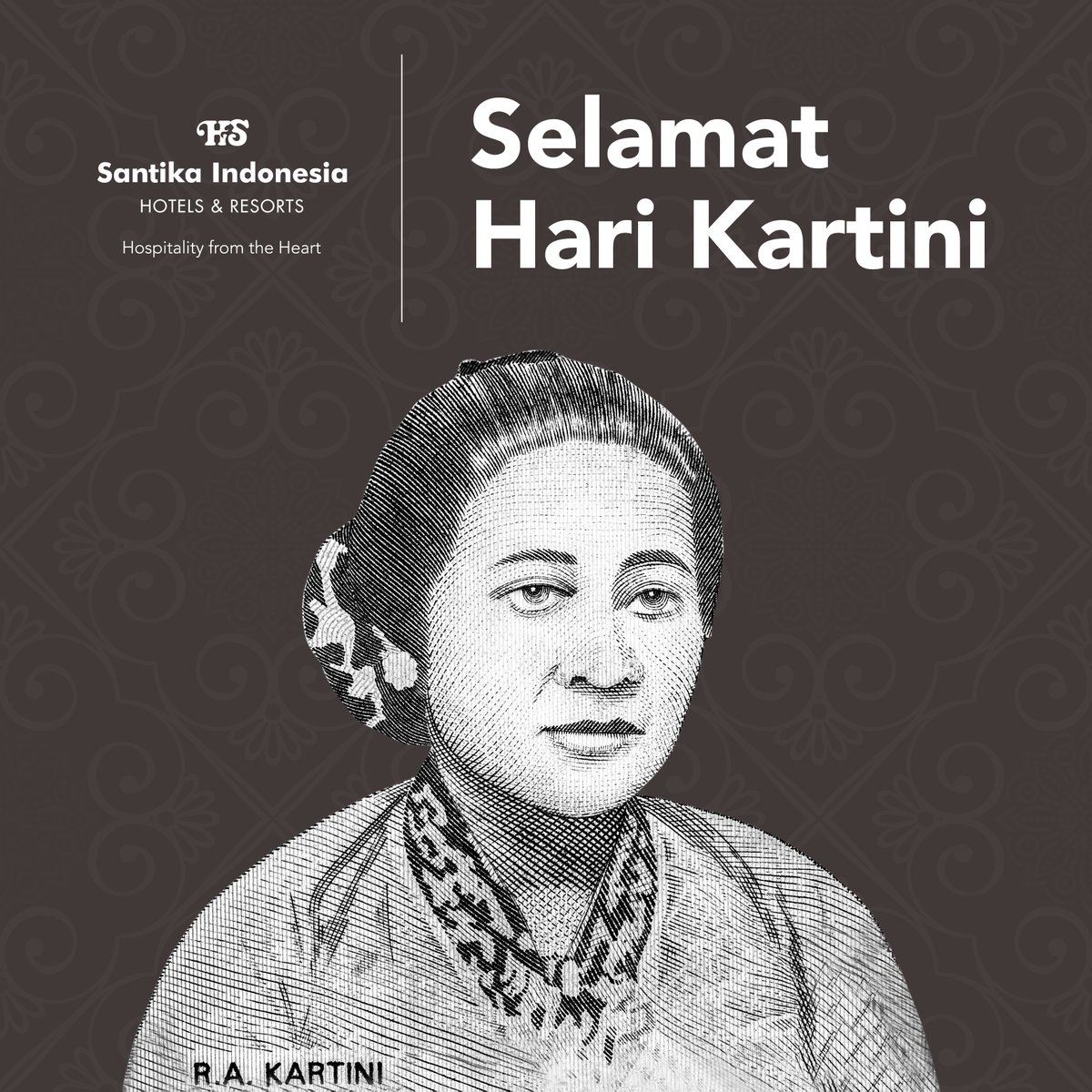 kampihotels's tweet photo. "Teruslah bermimpi, teruslah bermimpi, bermimpilah selama engkau dapat bermimpi"
-R.A Kartini

Selamat Hari Kartini untuk seluruh wanita Indonesia!

#SantikaIndonesia #AmarisHotel #TheSamaya #TheKayana #TheAnvaya #KampiHotels #SantikaHotels #DiIndonesiaAja https://t.co/IpKJdvkn3X