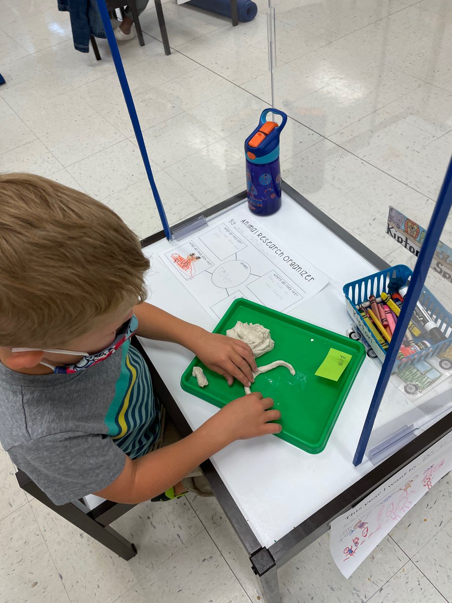 After researching our animals and writing books on them, we finished up our unit by making clay pieces. We will paint them on Friday! <a href="/OldPointeElem/">Old Pointe Elem</a>