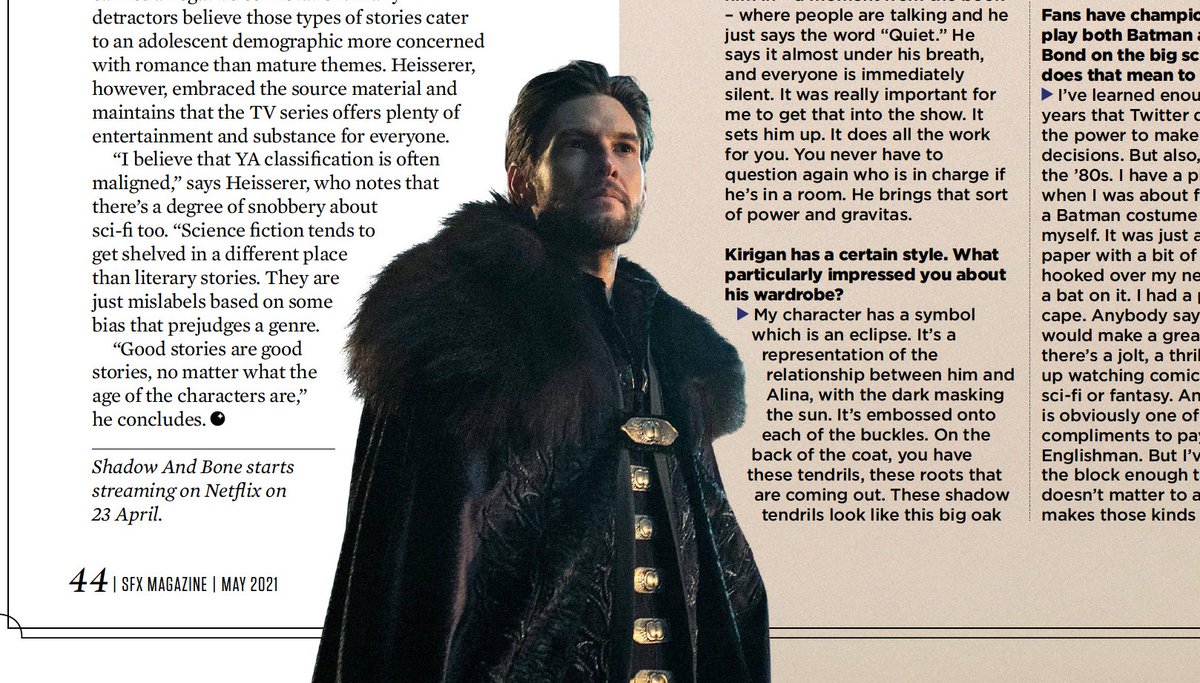 GrishaNetflixTV's tweet photo. Exclusive SHADOW AND BONE stills ― with General Kirigan! (via SFX Magazine) https://t.co/Vo7i4XRrpR