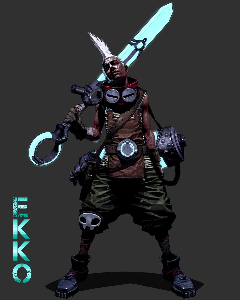 Here's the full Ekko art plus a bonus by Seung Eun Kim. He was a