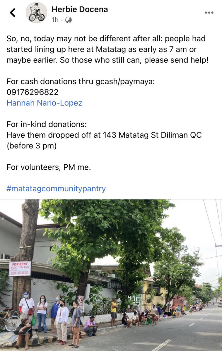 hey the matatag community pantry is closed to being overwhelmed after the maginhawa community pantry was temporarily paused due to aggressive police force &amp; red-tagging pls RT so this could reach the people who can provide help