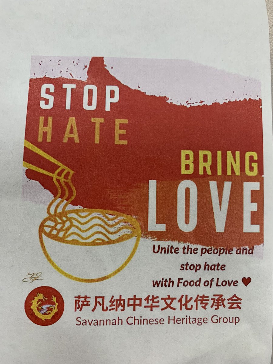 JessicaSavageTV's tweet photo. Gourmet Chinese food is for dinner tonight at police headquarters. I happened to catch this amazing gesture “Love of Food” community giving event by the Savannah Chinese Heritage Group while at @SavPolice for an unrelated interview. #StopAsianHate #bringlove https://t.co/J94KNHRQb8