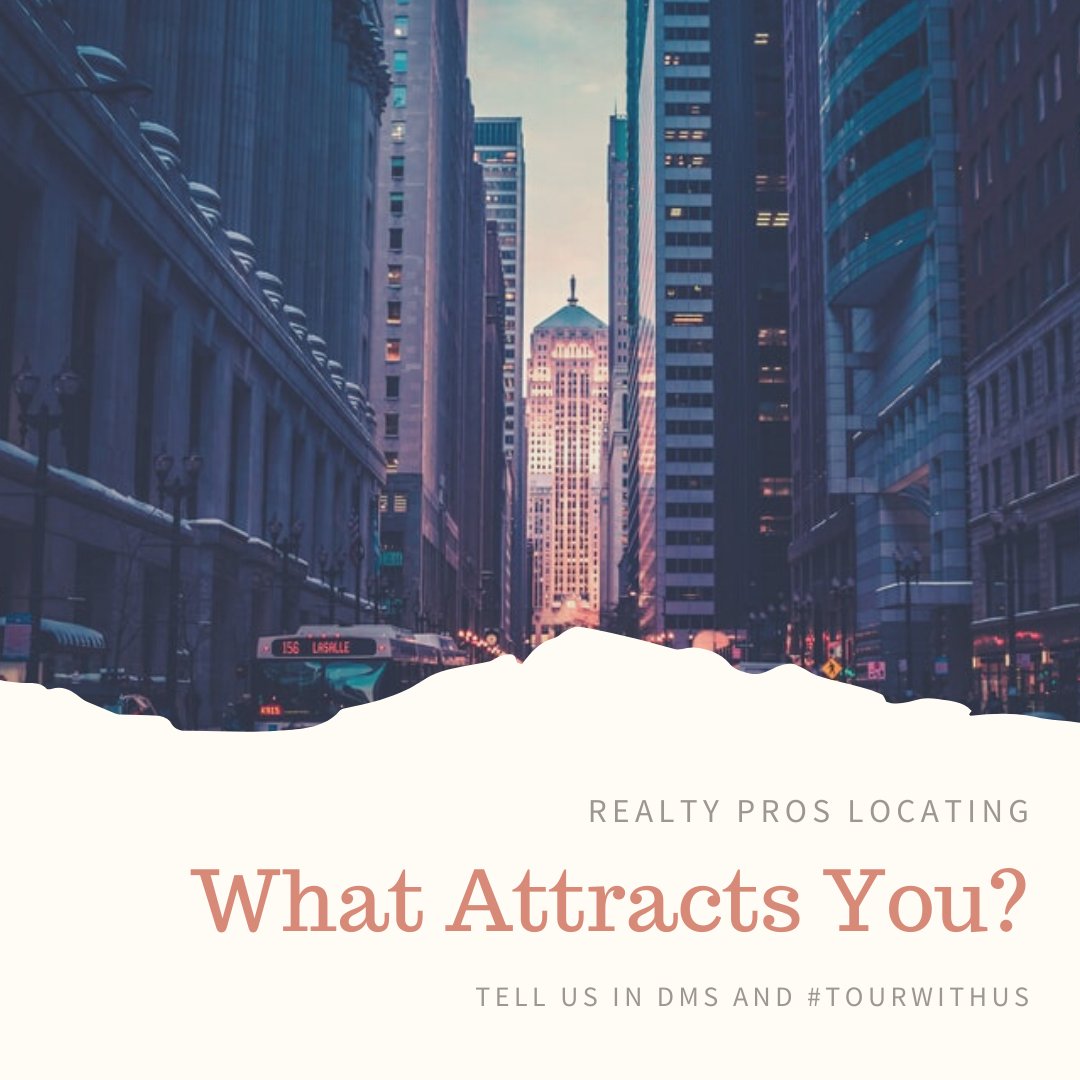 LocatingPros's tweet image. Here at Realty Pros, we're always interested in what makes people like moving to a city. Sometimes it's work opportunities, sometimes it's anything else.
We want to know what you like so we can help you with your move!
Tell us in DM's!

DM us today and #TourWithUs