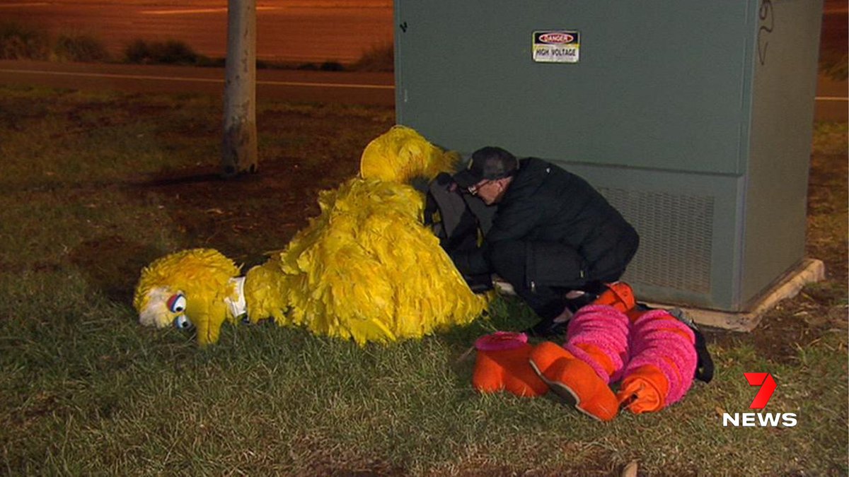 Missing  @sesamestreet character Big Bird has been returned to Bonython Park. The thieves dumped the $160,000 costume in the early hours of the morning, along with a handwritten apology note. The circus insists it wasn't a publicity stunt. 7NEWS at 11.30am, 4pm and 6pm.  #7NEWS