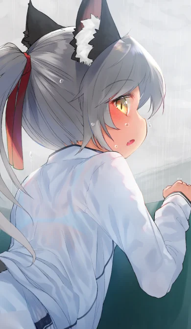 「まだ雨止まないねー」
#Skeb 