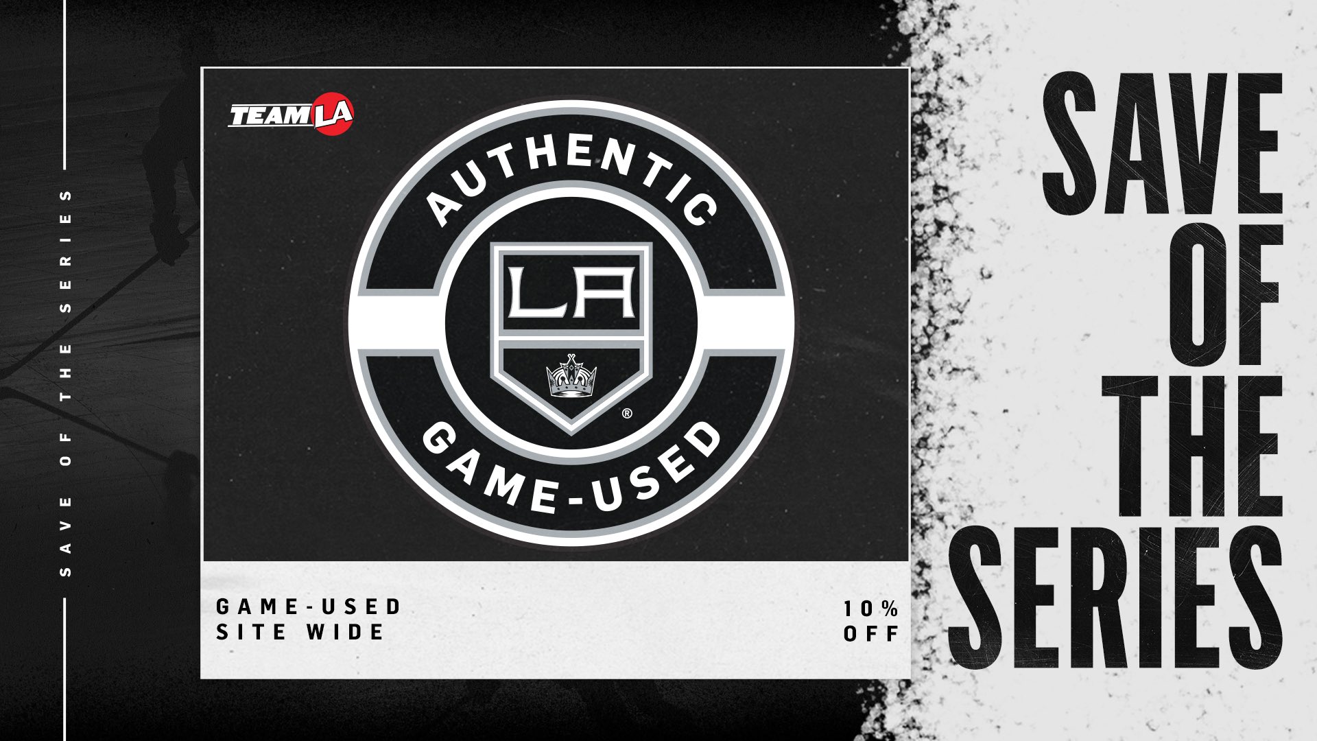 La kings hotsell game used equipment
